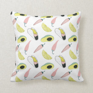 Uns gelassen Taco über Liebe  Taco-Element-Kreis Kissen