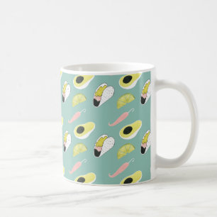 Uns gelassen Taco über Liebe  Taco-Element-Muster Kaffeetasse