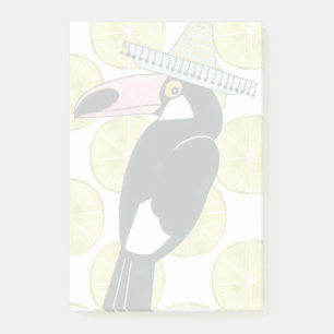Uns gelassen Taco über Liebe  Toucan Sombrero Post-it Klebezettel