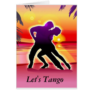 Uns gelassen Tango-Karte