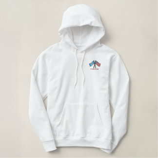Uns-Guatemala Doppelflaggen Bestickter Hoodie