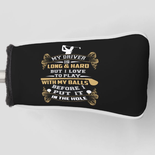 unsachgemäße Abdeckung des Golfkopfes Golf Headcover (Vorderseite)