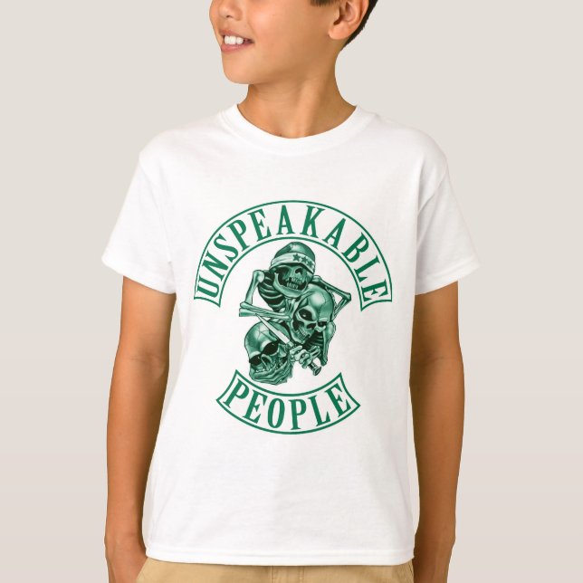 Unsagbare Menschen T-Shirt (Vorderseite)