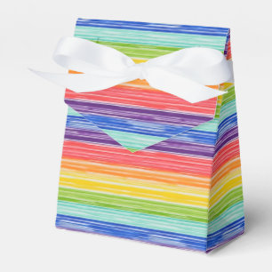 Unsaubere Regenbogenstreifen Geschenkschachtel