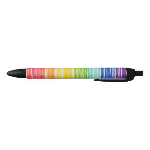 Unsaubere Regenbogenstreifen Kugelschreiber