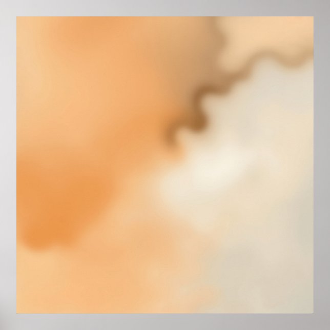 Unschärfe Kunst - Echos der Wärme Poster (Vorne)