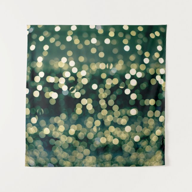 Unscharfer Hintergrund Feiertage. abstrakt Wandteppich (Vorderseite)