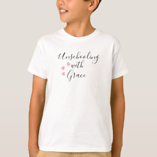 Unschulbildung Mama Grace Hearts T-Shirt