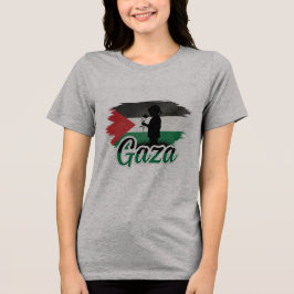 Unschuld an Gaza: Ein ruhiges Blossom Tri-Blend Shirt
