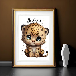 Unschuldige Augen, Wildes Herz: Baby Cheetah Poster