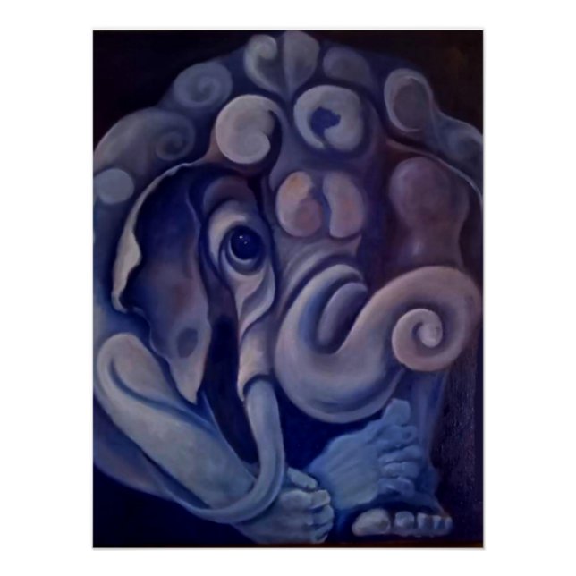 Unschuldiger Elefant Poster (Vorderseite)