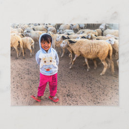 Unschuldiges Lächeln © Postkarte