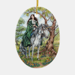 Unschulds-Verzierung Keramikornament