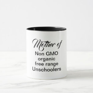 Unschulerziehende Mutter ungeschulte Kinder lustig Tasse