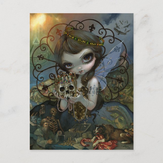 "Unseelie Court: Gier" Postkarte (Vorderseite)