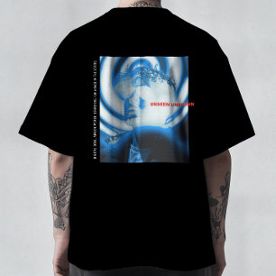 Unseen Unknown - Cyber-Portrait-Ästhetik-T-Shirt T-Shirt