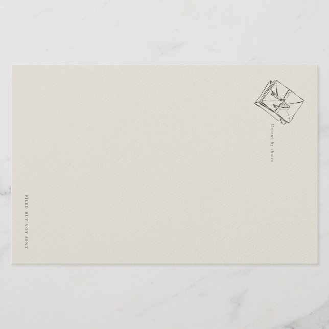 Unsent Letters- Regency Correspondence Briefpapier (Vorderseite)