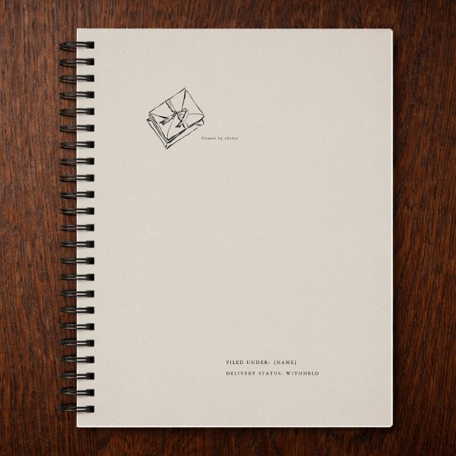 Unsent Letters- Regency Correspondence Notizblock (Von Creator hochgeladen)