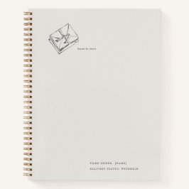 Unsent Letters- Regency Correspondence Notizbuch