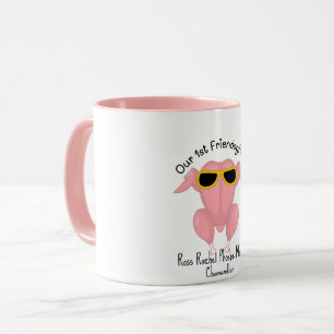Unser 1. Friendsgiving Truthahn Thanksgiving-Gesch Tasse