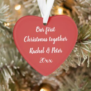 Unser 1. Weihnachtsgeschenk Ornament