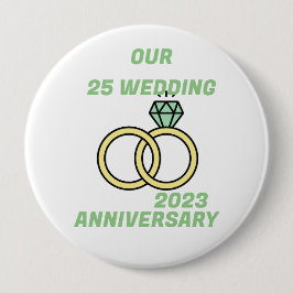 Unser 25-jähriges Bestehen Button