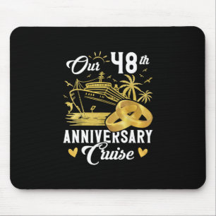 Unser 48. Jubiläums Golden Cruise Urlaub Paar Mousepad