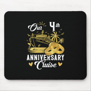 Unser 4. Jubiläum Golden Cruise Urlaub Paar Mousepad