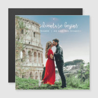 Unser Abenteuer beginnt Foto Danke Hochzeit