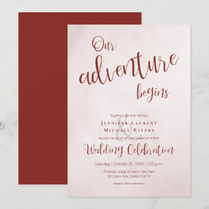 Unser Abenteuer beginnt mit der Hochzeit der Mondk Einladung