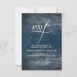 Unser Abenteuer beginnt mit der Hochzeit der RSVP- Einladung