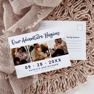 Unser Abenteuer fängt Save the Date 3 Foto an Postkarte