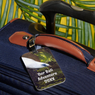 Unser Bali-Abenteuer 20XX Bali-Myna-Vogelkunst Gepäckanhänger