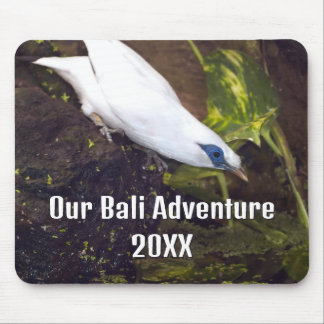 Unser Bali-Abenteuer 20XX Bali-Myna-Vogelkunst Mousepad