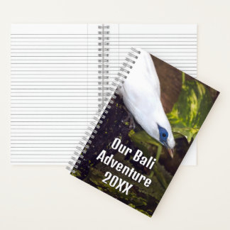 Unser Bali-Abenteuer 20XX Bali-Myna-Vogelkunst Notizbuch