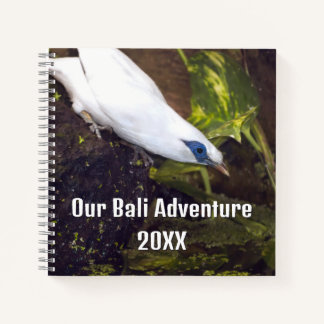 Unser Bali-Abenteuer 20XX Bali-Myna-Vogelkunst Notizbuch