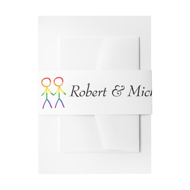 Unser besonderer Tag Einladungsbanderole (Vorderseite Beispiel)