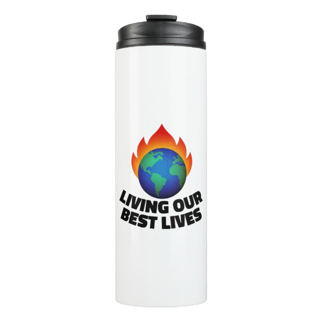 Unser bestes Leben Thermosbecher (Vorderseite)