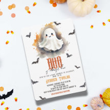 Unser Boo fast aufgrund Ghost Halloween Baby Dusch