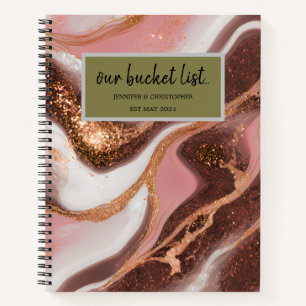 Unser "Bucket List Couples Journal" Notizbuch