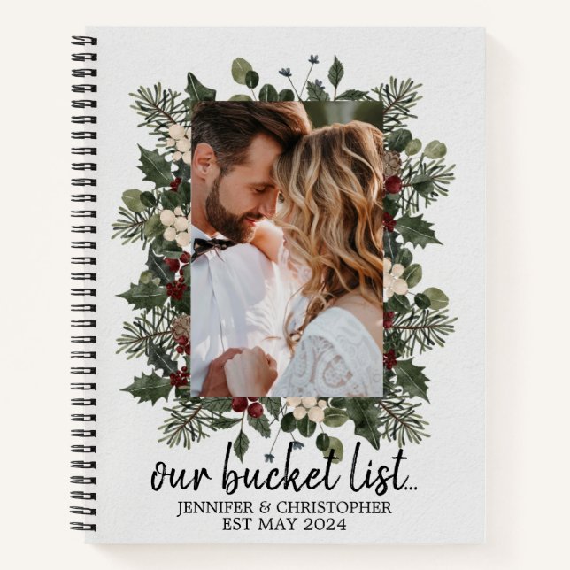 Unser "Bucket List Coups Adventure Keepake Journal Notizbuch (Vorderseite)
