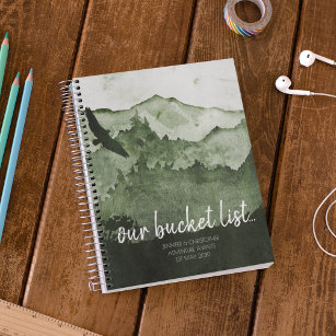Unser "Bucket List Coups Adventure Keepake Journal Notizbuch