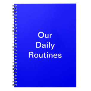 Unser Daily Routines-Notebook Notizblock