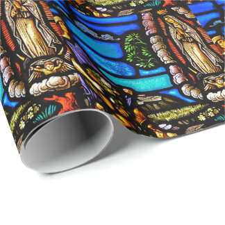 Unser Dameguadalupe Nuestra Senora Buntglas Geschenkpapier