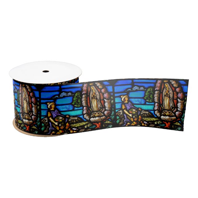 Unser Dameguadalupe Nuestra Senora Buntglas Satinband (Spule)