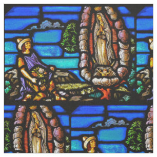 Unser Dameguadalupe Nuestra Senora Buntglas Stoff