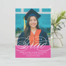UNSER ELEGANTES SKRIPT GRAD | EINLADUNG VON ABSCHL