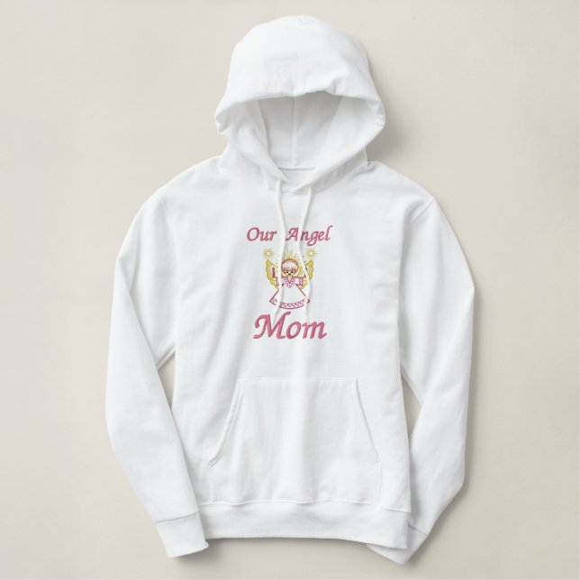 Unser Engels-Mama gesticktes Shirt (Design vorne)