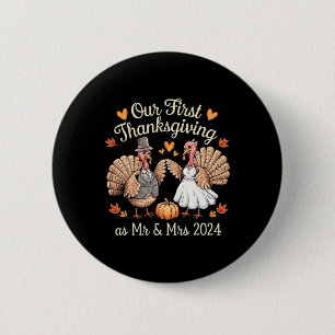 Unser erster Erntedank als Herr und Frau Newlyweds Button