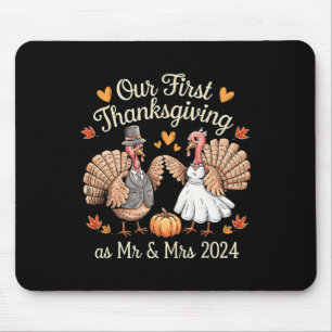 Unser erster Erntedank als Herr und Frau Newlyweds Mousepad